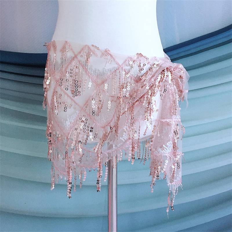 Pink block turban